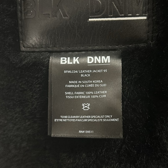 Blk dnm shearling - Picture 9 of 10